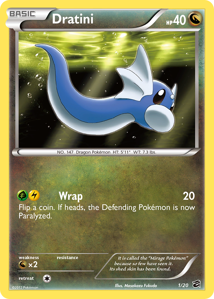 Dratini (1/20) [Black & White: Dragon Vault] | Shuffle n Cut Hobbies & Games