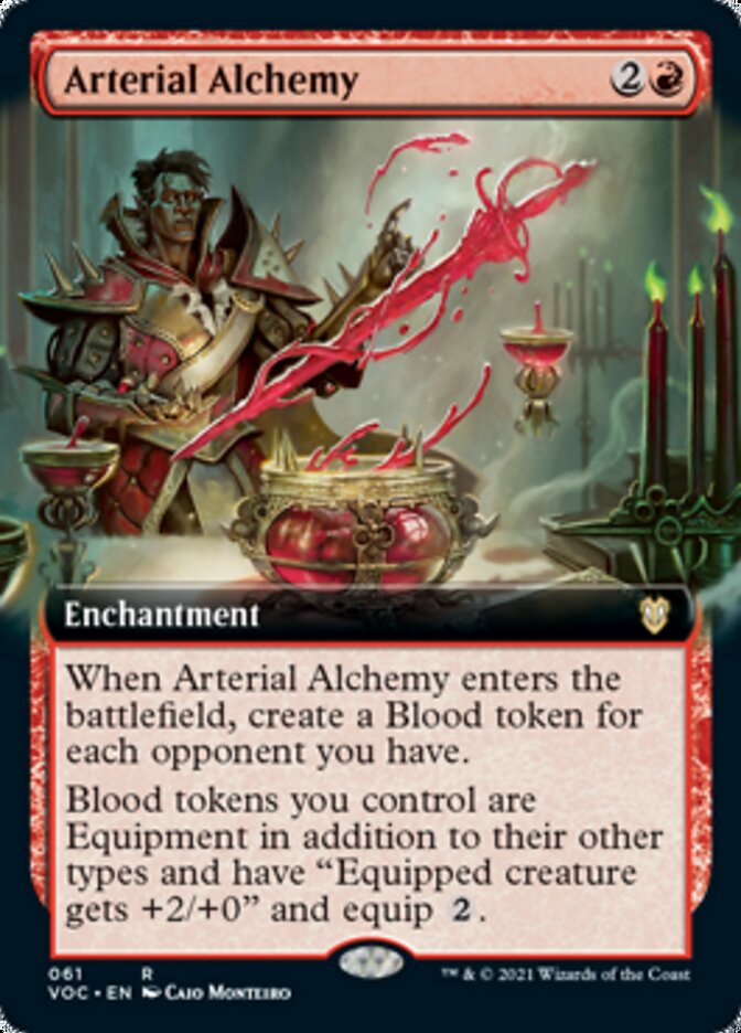 Arterial Alchemy (Extended Art) [Innistrad: Crimson Vow Commander] | Shuffle n Cut Hobbies & Games