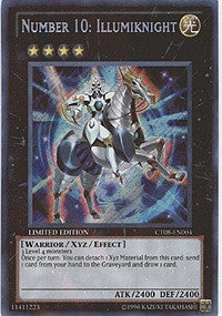 Number 10: Illumiknight [CT08-EN004] Secret Rare | Shuffle n Cut Hobbies & Games