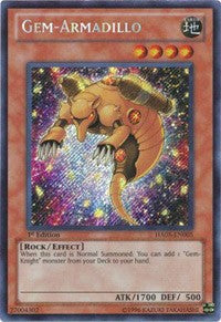 Gem-Armadillo [HA05-EN005] Secret Rare | Shuffle n Cut Hobbies & Games