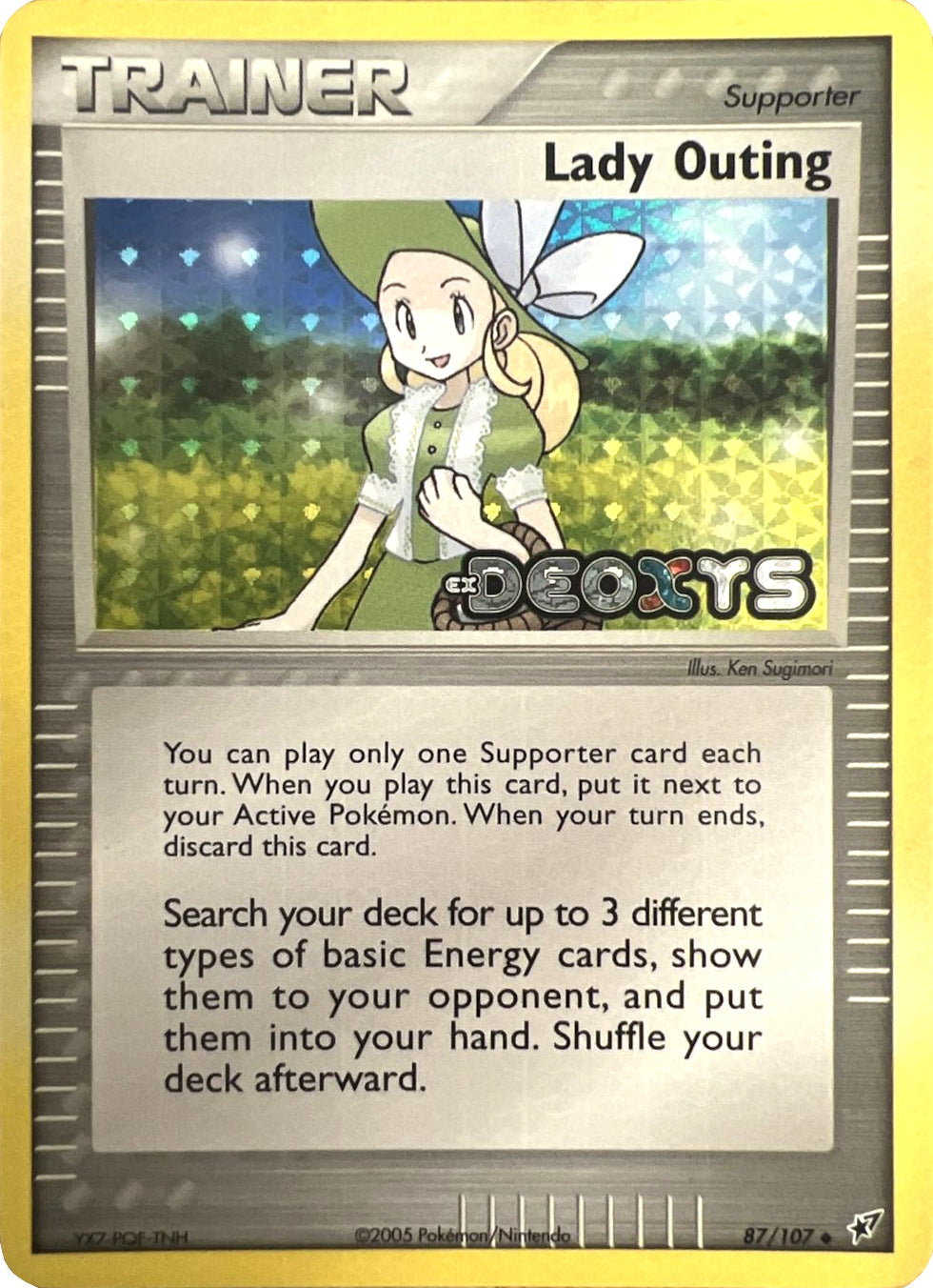 Lady Outing (87/107) (Stamped) [EX: Deoxys] | Shuffle n Cut Hobbies & Games