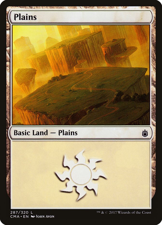 Plains (287) [Commander Anthology] | Shuffle n Cut Hobbies & Games