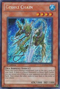 Gishki Chain [HA05-EN034] Secret Rare | Shuffle n Cut Hobbies & Games