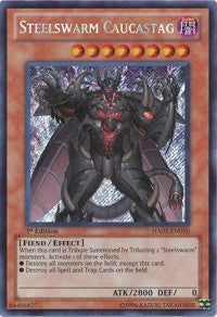 Steelswarm Caucastag [HA05-EN050] Secret Rare | Shuffle n Cut Hobbies & Games