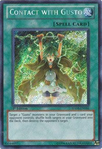 Contact with Gusto [HA05-EN056] Secret Rare | Shuffle n Cut Hobbies & Games