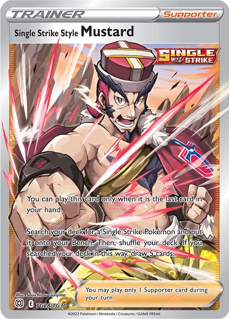 Single Strike Style Mustard (TG28/TG30) [Sword & Shield: Brilliant Stars] | Shuffle n Cut Hobbies & Games