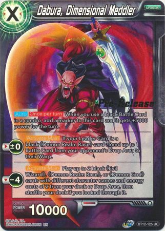 Dabura, Dimensional Meddler (BT12-125) [Vicious Rejuvenation Prerelease Promos] | Shuffle n Cut Hobbies & Games