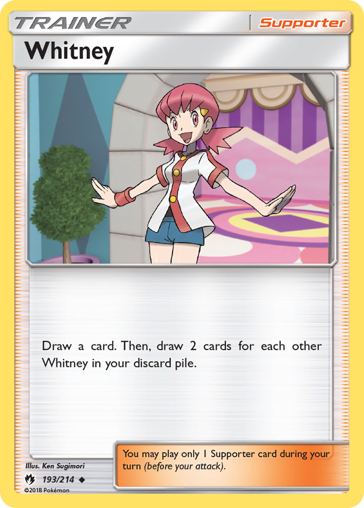 Whitney (193/214) [Sun & Moon: Lost Thunder] | Shuffle n Cut Hobbies & Games