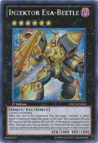 Inzektor Exa-Beetle [ORCS-EN046] Secret Rare | Shuffle n Cut Hobbies & Games