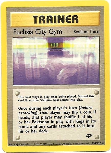 Fuchsia City Gym (114/132) [Gym Challenge Unlimited] | Shuffle n Cut Hobbies & Games