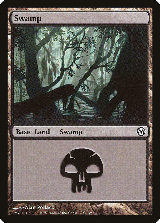 Swamp (105) [Duels of the Planeswalkers] | Shuffle n Cut Hobbies & Games