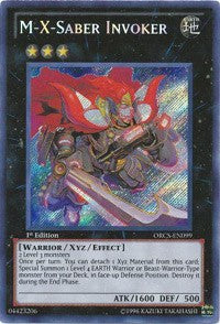 M-X-Saber Invoker [ORCS-EN099] Secret Rare | Shuffle n Cut Hobbies & Games