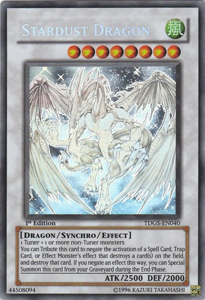 Stardust Dragon (Ghost) [TDGS-EN040] Ghost Rare | Shuffle n Cut Hobbies & Games