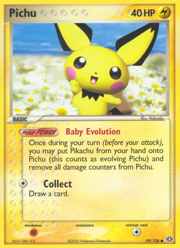 Pichu (59/106) [EX: Emerald] | Shuffle n Cut Hobbies & Games