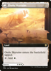 Ondu Inversion // Ondu Skyruins (Extended Art) [Zendikar Rising] | Shuffle n Cut Hobbies & Games