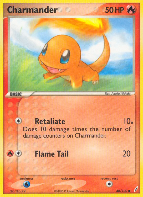 Charmander (48/100) [EX: Crystal Guardians] | Shuffle n Cut Hobbies & Games