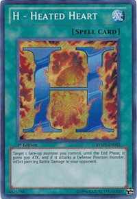 H - Heated Heart [RYMP-EN023] Secret Rare | Shuffle n Cut Hobbies & Games