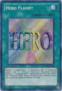 Hero Flash!! [RYMP-EN027] Secret Rare | Shuffle n Cut Hobbies & Games