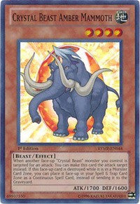 Crystal Beast Amber Mammoth [RYMP-EN044] Super Rare | Shuffle n Cut Hobbies & Games