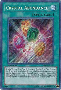 Crystal Abundance [RYMP-EN051] Secret Rare | Shuffle n Cut Hobbies & Games