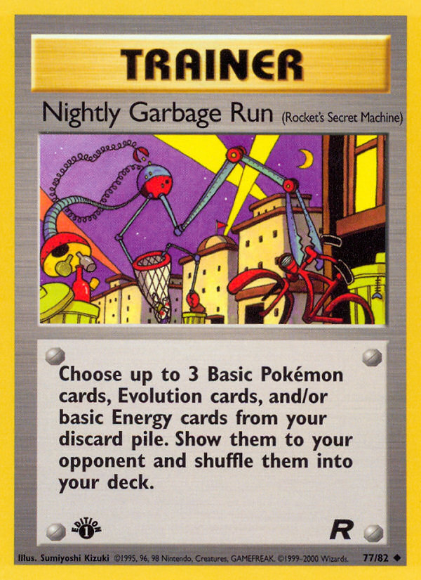 Nightly Garbage Run (77/82) [Team Rocket 1st Edition] | Shuffle n Cut Hobbies & Games