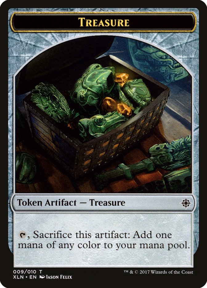 Treasure Token (009/010) [Ixalan Tokens] | Shuffle n Cut Hobbies & Games