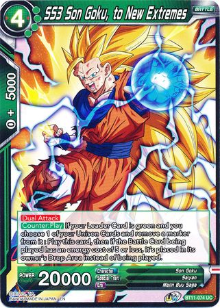 SS3 Son Goku, to New Extremes [BT11-074] | Shuffle n Cut Hobbies & Games