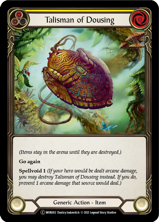 Talisman of Dousing (Rainbow Foil) [U-MON302-RF] Unlimited Edition Rainbow Foil | Shuffle n Cut Hobbies & Games