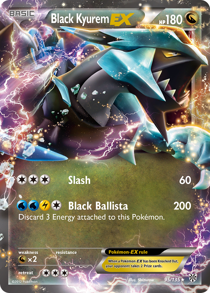 Black Kyurem EX (95/135) [Black & White: Plasma Storm] | Shuffle n Cut Hobbies & Games