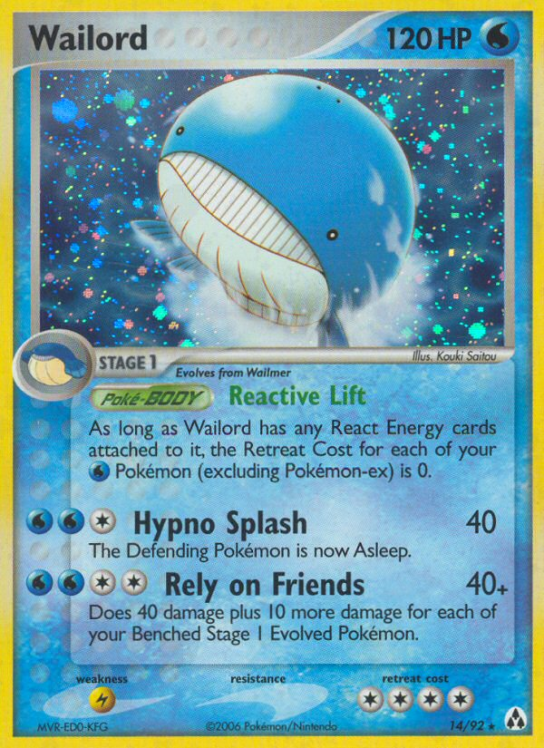 Wailord (14/92) [EX: Legend Maker] | Shuffle n Cut Hobbies & Games