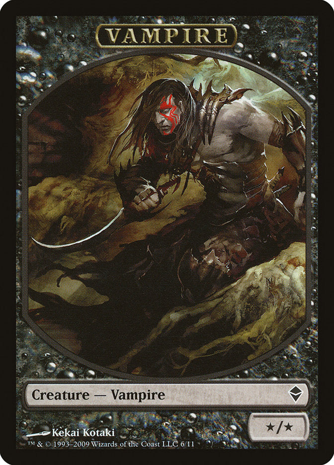 Vampire Token [Zendikar Tokens] | Shuffle n Cut Hobbies & Games