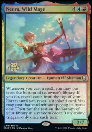 Neera, Wild Mage [Commander Legends: Battle for Baldur's Gate Prerelease Promos] | Shuffle n Cut Hobbies & Games