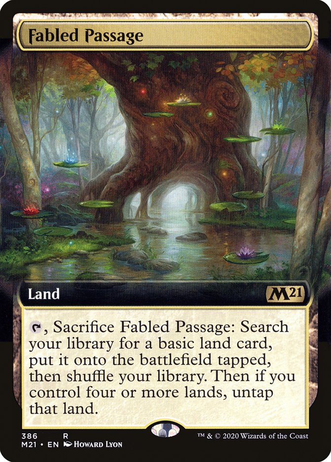 Fabled Passage (Extended Art) [Core Set 2021] | Shuffle n Cut Hobbies & Games