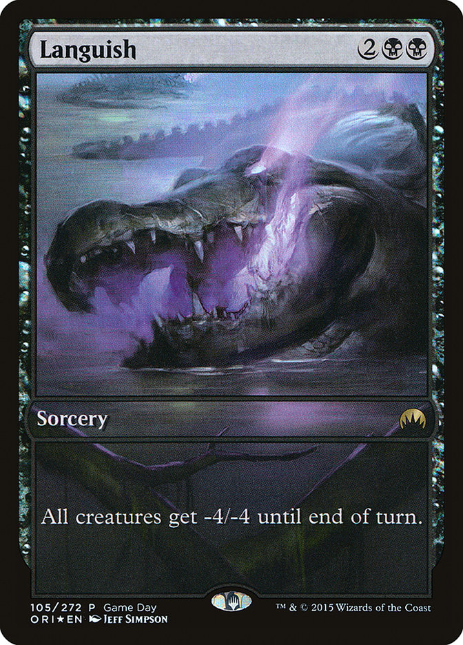 Languish (Game Day) (Full Art) [Magic Origins Promos] | Shuffle n Cut Hobbies & Games