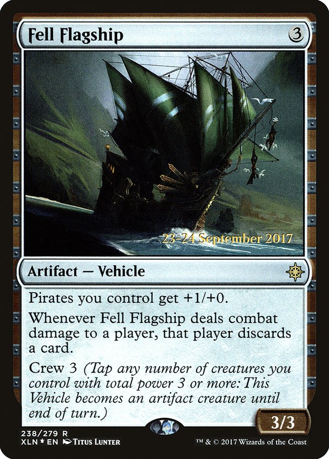 Fell Flagship [Ixalan Prerelease Promos] | Shuffle n Cut Hobbies & Games