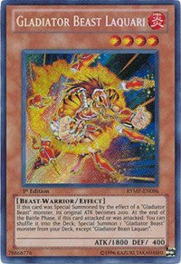 Gladiator Beast Laquari [RYMP-EN096] Secret Rare | Shuffle n Cut Hobbies & Games