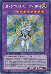 Elemental HERO The Shining [PRC1-ENV01] Secret Rare | Shuffle n Cut Hobbies & Games