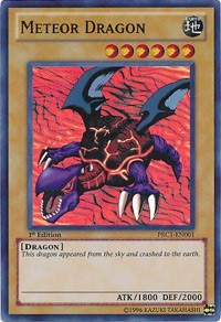 Meteor Dragon [PRC1-EN001] Super Rare | Shuffle n Cut Hobbies & Games