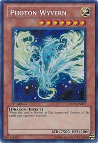 Photon Wyvern [PRC1-EN015] Secret Rare | Shuffle n Cut Hobbies & Games