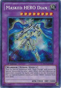 Masked HERO Dian [PRC1-EN019] Secret Rare | Shuffle n Cut Hobbies & Games