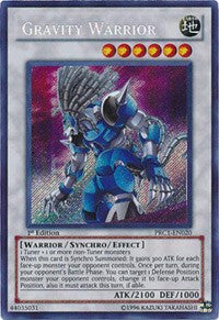 Gravity Warrior [PRC1-EN020] Secret Rare | Shuffle n Cut Hobbies & Games