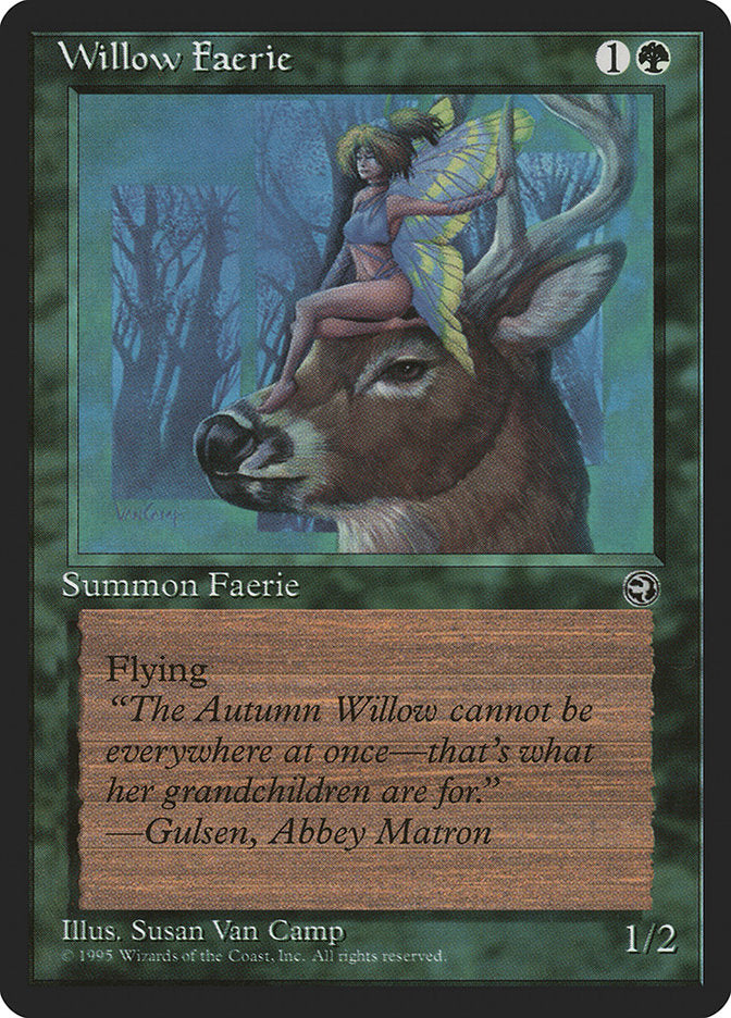 Willow Faerie (Gulsen Flavor Text) [Homelands] | Shuffle n Cut Hobbies & Games