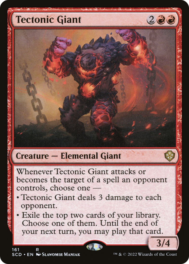 Tectonic Giant [Starter Commander Decks] | Shuffle n Cut Hobbies & Games