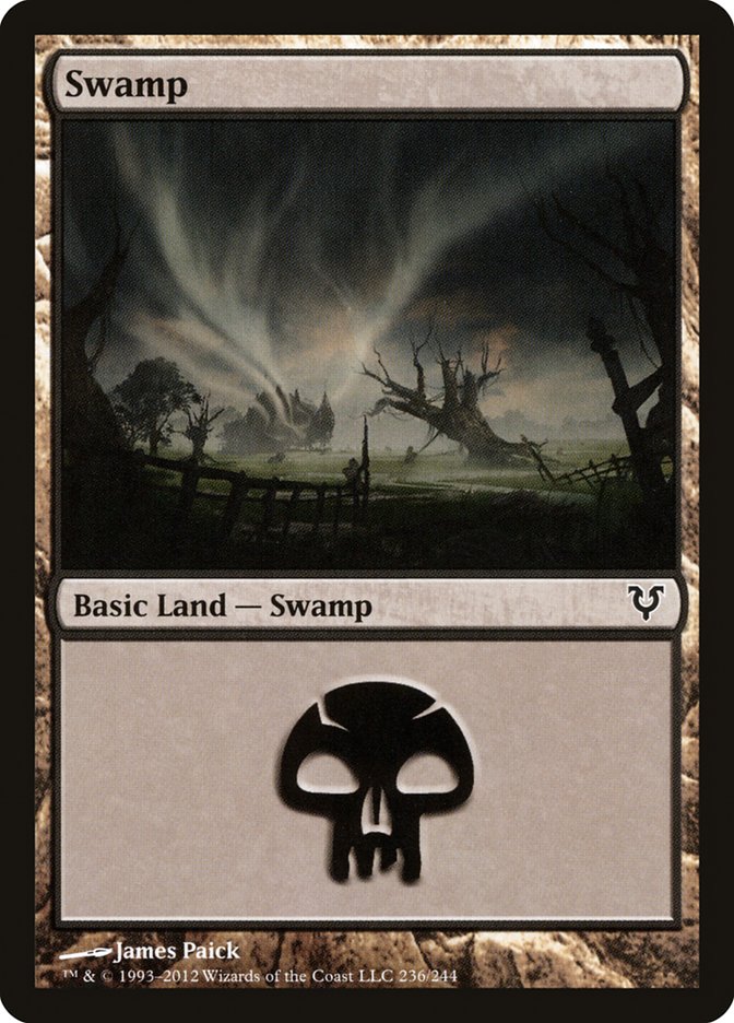 Swamp (236) [Avacyn Restored] | Shuffle n Cut Hobbies & Games