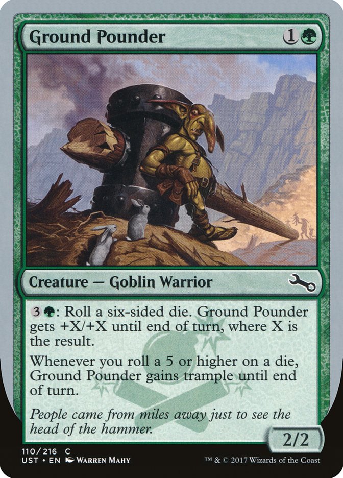 Ground Pounder [Unstable] | Shuffle n Cut Hobbies & Games