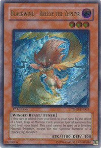 Blackwing - Breeze the Zephyr (UTR) [TSHD-EN003] Ultimate Rare | Shuffle n Cut Hobbies & Games