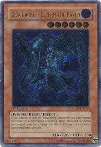 Blackwing - Elphin the Raven (UTR) [RGBT-EN013] Ultimate Rare | Shuffle n Cut Hobbies & Games