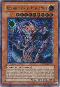 Arcanite Magician/Assault Mode (UTR) [CRMS-EN021] Ultimate Rare | Shuffle n Cut Hobbies & Games