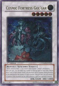 Cosmic Fortress Gol'Gar (UTR) [CRMS-EN044] Ultimate Rare | Shuffle n Cut Hobbies & Games