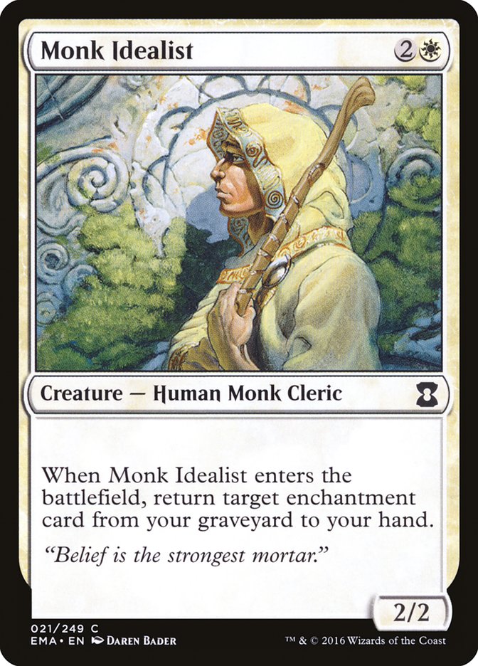 Monk Idealist [Eternal Masters] | Shuffle n Cut Hobbies & Games